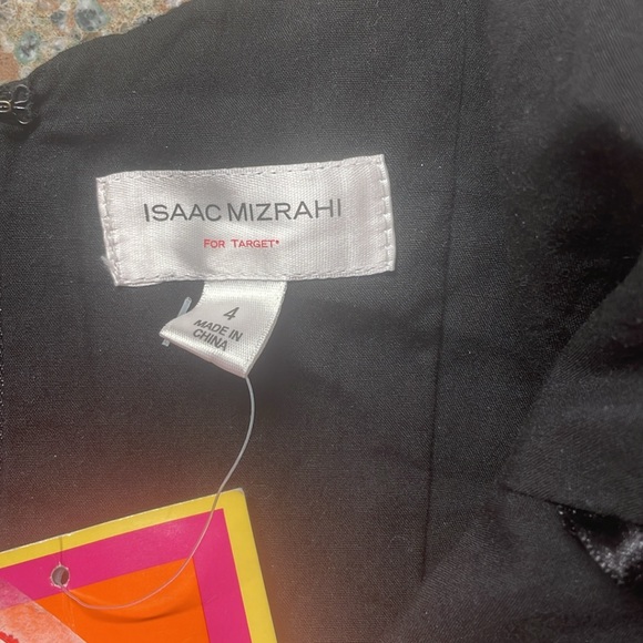 Isaac Mizrahi sun dress little black cocktail party summer spaghetti straps sz 4 - Picture 12 of 13